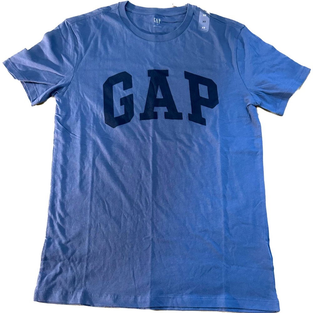 Gap T-shirt size XS color blue on blue